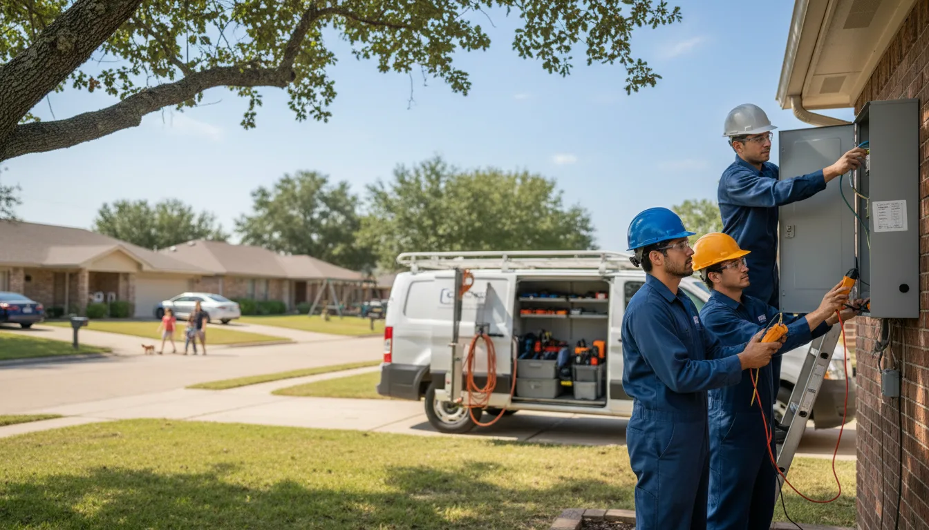 Certified electrician providing emergency electrical services in Painter, VA
